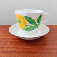 Image 1 of Arabia Finland Suvi Large Cocoa Cup with Saucer