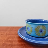 Image 2 of Arabia Finland Hilkka-Liisa Ahola Blue Tea Cup with Saucer