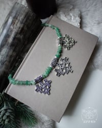 Image 2 of Copy of Hiddensee Collier (Silver Plated & Green Aventurine)