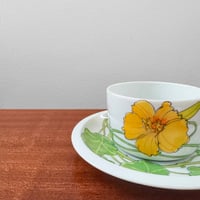 Image 2 of IKEA Krasse Herrgården Tea Cup with Saucer