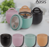 Image 2 of Oasis Stainless Steel Double Wall Insulated Food Pod 470ml