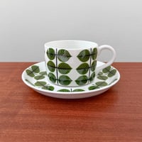 Image 1 of Gustavsberg Berså Tea Cup with Saucer