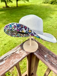 Image 2 of Rainbow Leopard Rhinestone Cowboy Hat