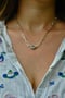Image of Opal Paperclip Kette