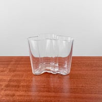 Image 1 of Iittala Aalto Savoy Clear Glass Vase (95 mm)