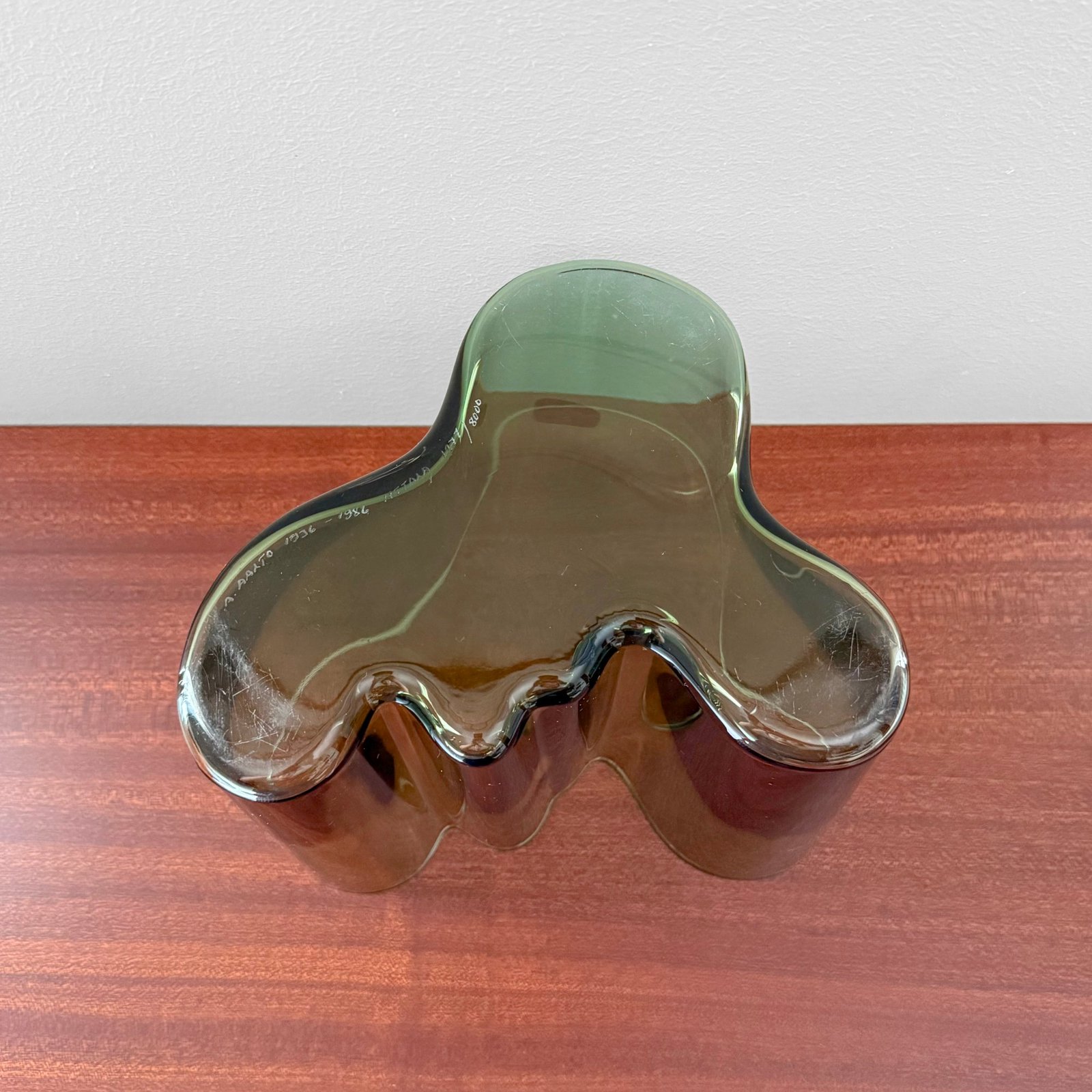 Iittala Aalto Savoy Green Glass Vase (Limited Edition, 160 mm