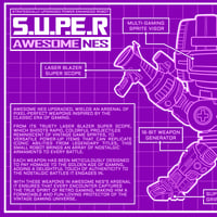 Image 3 of S.U.P.E.R. Awesome NES - Print
