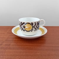 Image 1 of Rörstrand Tuva Tea Cup with Saucer