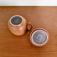 Image 3 of Gunnar Nylund Rörstrand Light Brown Stoneware Double Teapot