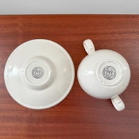 Image 4 of Gustavsberg Birka Bouillon Cup with Saucer