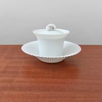 Image 2 of Arabia Finland Aune Siimes Lidded Cup with Saucer