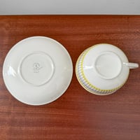 Image 4 of Gustavsberg Piké Tea Cup with Saucer