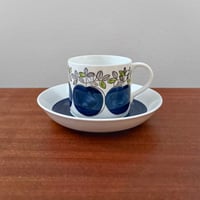 Image 1 of Rörstrand Viktoria Coffee Cup with Saucer
