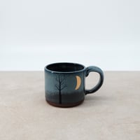 Image 1 of Small Gold Moon and Tree Mug