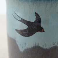 Image 2 of Blue Swallow Pot