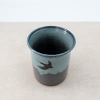 Image 3 of Blue Swallow Pot