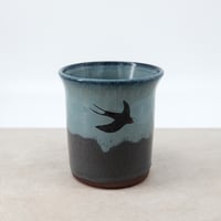 Image 1 of Blue Swallow Pot
