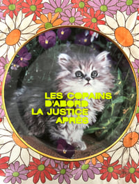 Assiette chaton LES COPAINS D'ABORD…