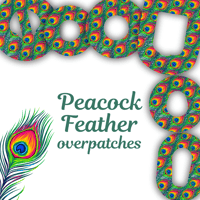 Peacock Feather Overpatches