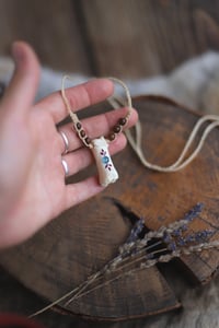 Image 4 of Collana Falange di Capriolo -Kyanite-