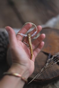 Image 2 of Collana Punta di Corno -capriolo e opale-