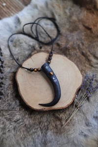 Image 5 of Collana Punta di Corno -camoscio-