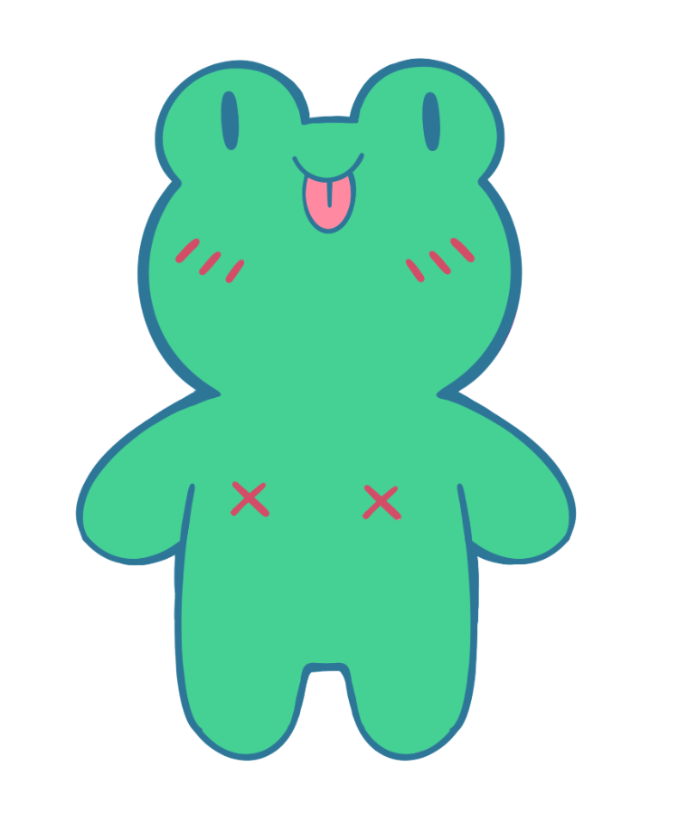 Image of Silly Frog Sticker