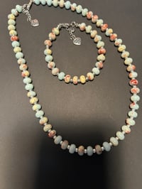 Image 8 of Sea Blue Necklace and Bracelet Set