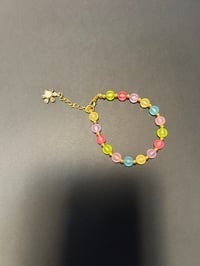 Image 6 of Frosted Rainbow Necklace and Bracelet Set