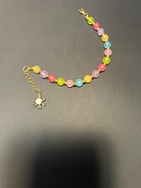 Image 8 of Frosted Rainbow Necklace and Bracelet Set