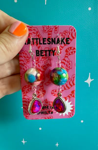 Pink Drop Earrings