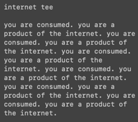 Image 3 of internet tee