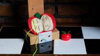 Image 1 of Felt apple needle-book