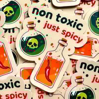Image 5 of STICKERS - non toxic - just spicy, I put the hot in psychotic (S32)
