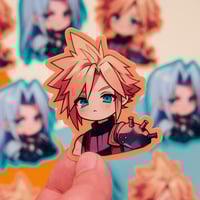 Image 2 of Sticker - Sephiroth and Cloud (S07)