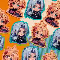 Image 4 of Sticker - Sephiroth and Cloud (S07)