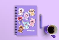 BTS x BT21 Stickers