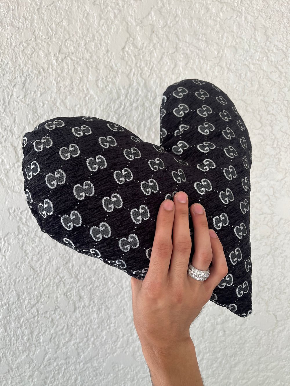 Luxury GG Monogram Heart