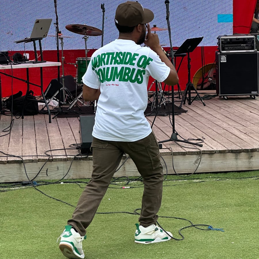 Image of 'Side Of Columbus' Tee [White]