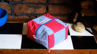 Image 2 of Blue & red chequy travel bag