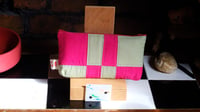 Image 2 of Pink & green chequy pencil case