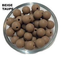 Image 2 of 45-50PC. 10MM Round Silicone Beads/Keychain Making Beads/Jewelry Making Beads/D.I.Y. crafts