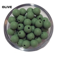 Image 11 of 45-50PC. 10MM Round Silicone Beads/Keychain Making Beads/Jewelry Making Beads/D.I.Y. crafts