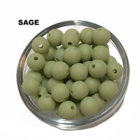 Image 13 of 45-50PC. 10MM Round Silicone Beads/Keychain Making Beads/Jewelry Making Beads/D.I.Y. crafts