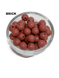 Image 14 of 45-50PC. 10MM Round Silicone Beads/Keychain Making Beads/Jewelry Making Beads/D.I.Y. crafts