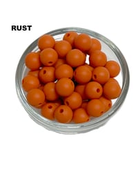 Image 15 of 45-50PC. 10MM Round Silicone Beads/Keychain Making Beads/Jewelry Making Beads/D.I.Y. crafts