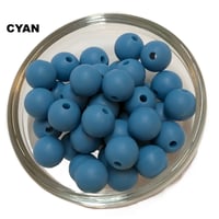 Image 17 of 45-50PC. 10MM Round Silicone Beads/Keychain Making Beads/Jewelry Making Beads/D.I.Y. crafts