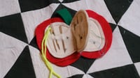 Image 3 of Felt apple needle-book