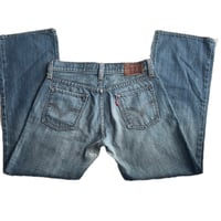 Image 9 of Men's Levi's 527 Jeans, , Vintage 2006,  low rise , boot cut, med wash , 31 / 30 