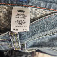 Image 10 of Men's Levi's 527 Jeans, , Vintage 2006,  low rise , boot cut, med wash , 31 / 30 